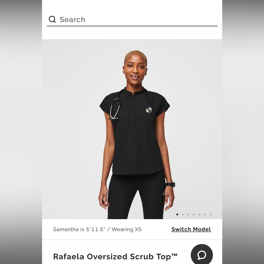 Figs Black Scrub Set